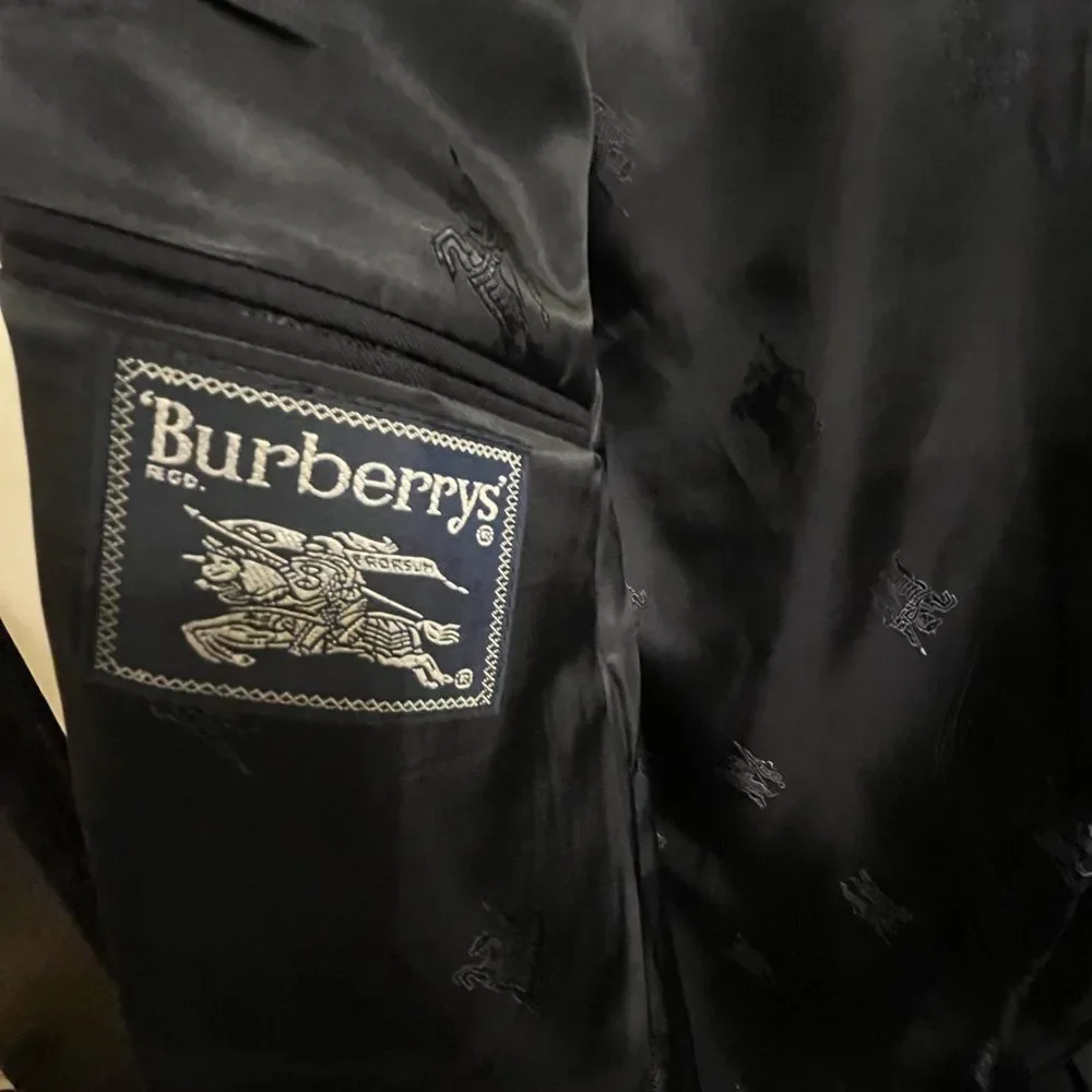 Burberry’s Dark Navy Blue Sports Jacket